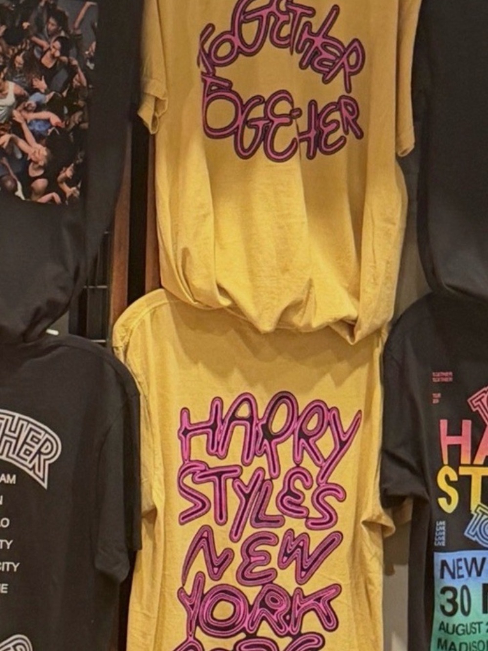 2026 Harry Styles Yellow Shirt Medium Together Together Tour New York Exclusive
